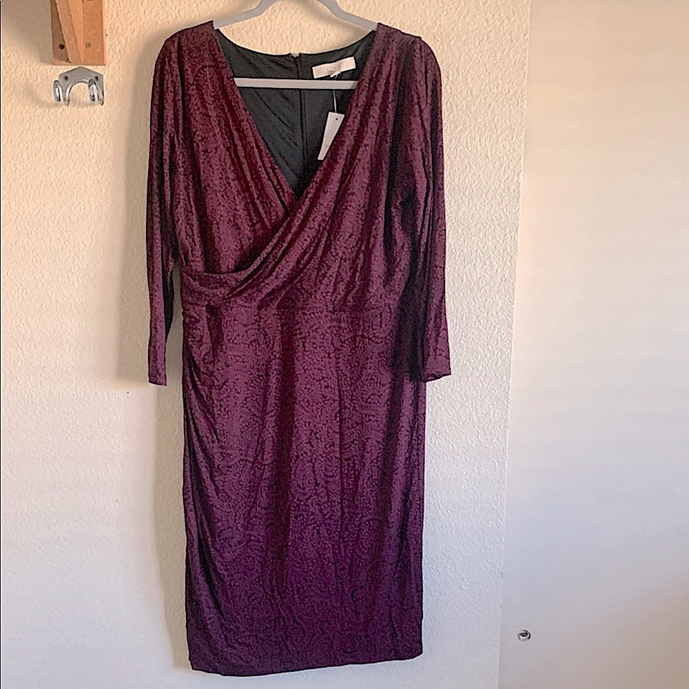 NWT Loft Elegant Wrap Dress